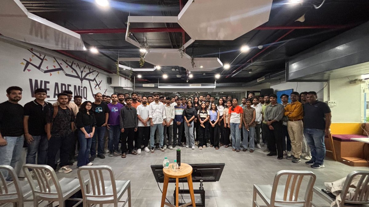 AbhiGurjarIn's tweet photo. Attended React Bangalore Meetup #103 last Saturday 

Amazing sessions on Micro-Frontends, AI-powered React workflows, MCP, Agentic Apps, and React Native performance optimization.

Great connecting with the React &amp; React Native community and learning from incredible speakers https://t.co/4NdN4boqgu