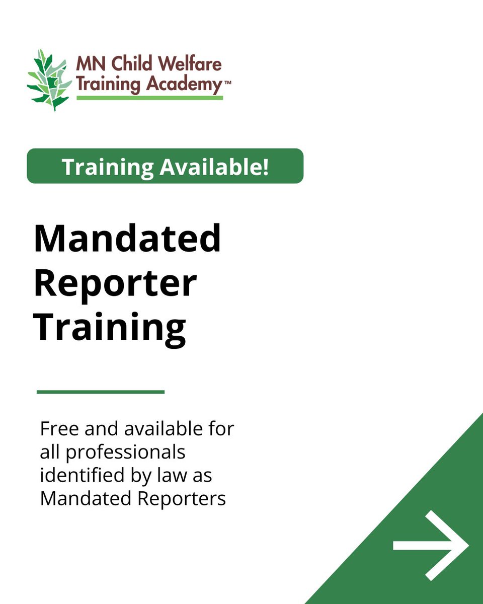 Minnesota Child Welfare Training Academy tweet media