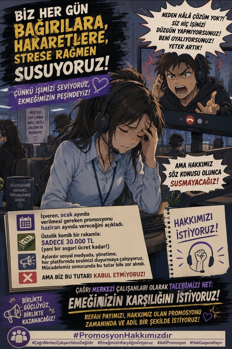 oAfrodit's tweet photo. Aylardır her platformda sesimizi duyurmaya çalışıyoruz, mücadelemiz sonunda bu tutar bile zor alındı.

👊 Amaa biz bu tutarı KABUL ETMİYORUUUZ‼️ Emeğimizin karşılığını istiyoruz..

#turkcellglobalbilgipromosyonhakkınıver #TCELL #TURKCELL #PROMOSYON @AliTahaKoc @Turkcell https://t.co/UWTmzs7PWS