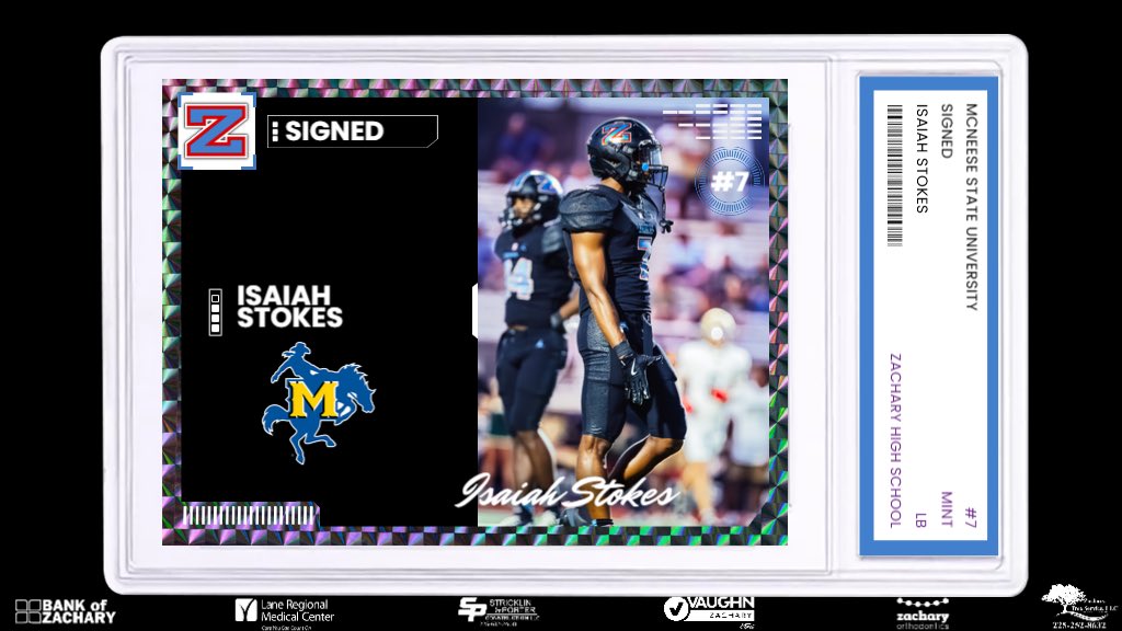 Zachary High Football tweet media