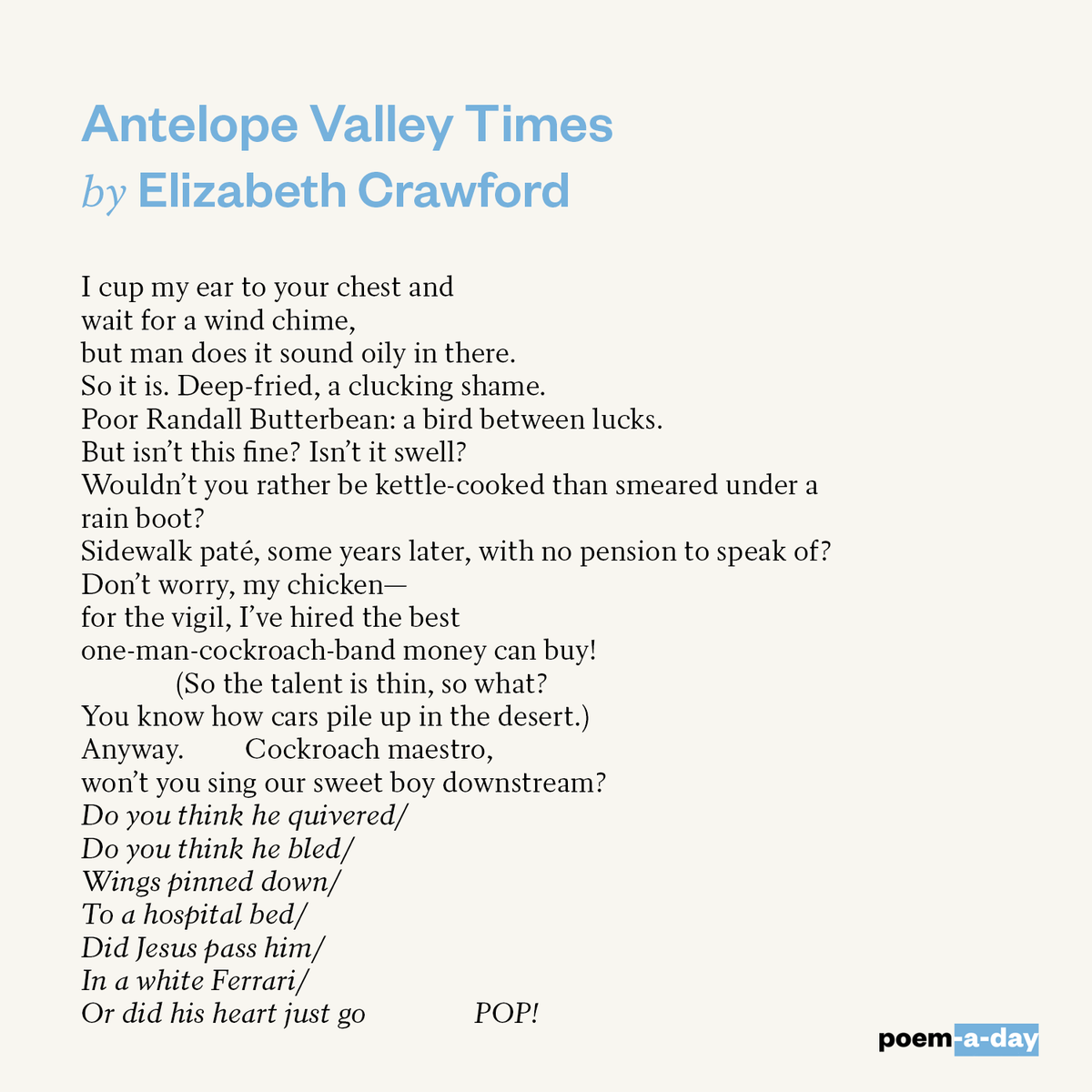 Academy of American Poets tweet media