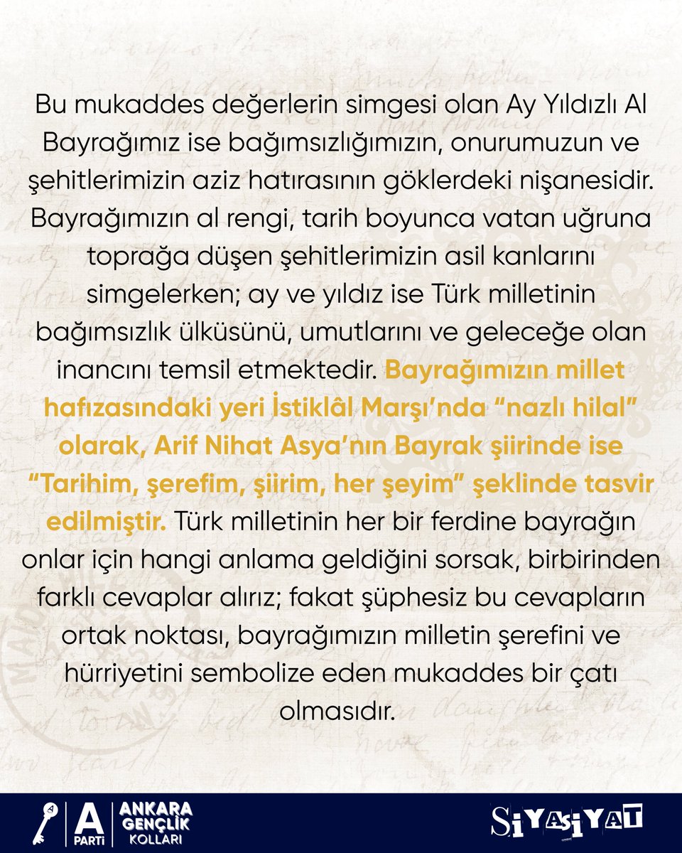 Anahtar Parti Ankara Gençlik Kolları İl Başkanlığı tweet media