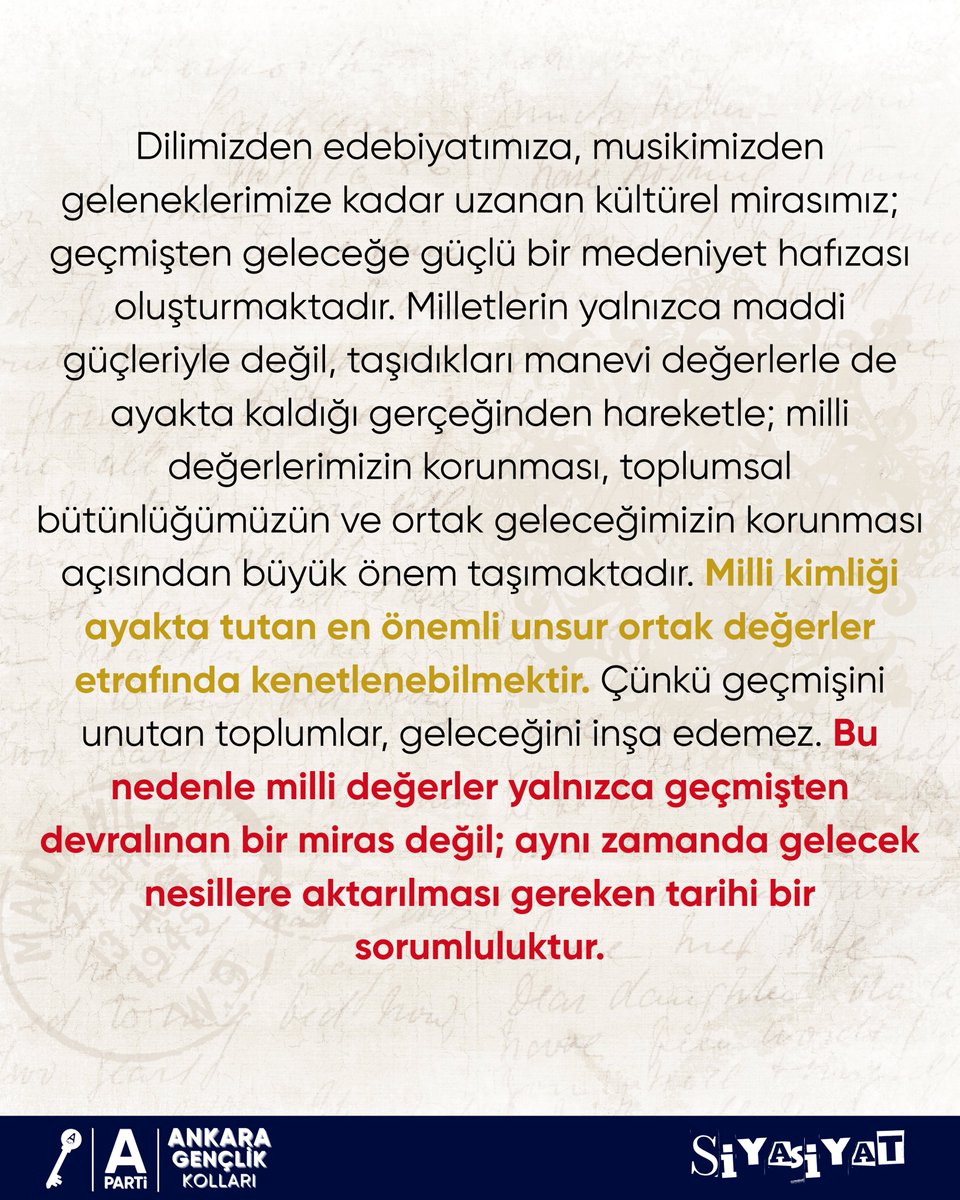 Anahtar Parti Ankara Gençlik Kolları İl Başkanlığı tweet media