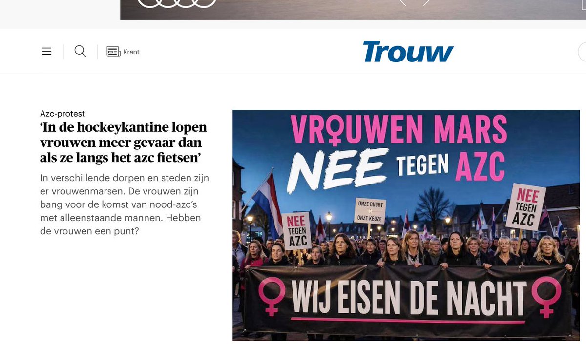 DonArturito's tweet photo. De opening van Trouw nu. Lodewijk, Diederik en Pepijn zijn de messenzwaaiende verkrachters, niet die arme drommels uit Somalie, Afghanistan en Syrie. https://t.co/AAv69LoRyp