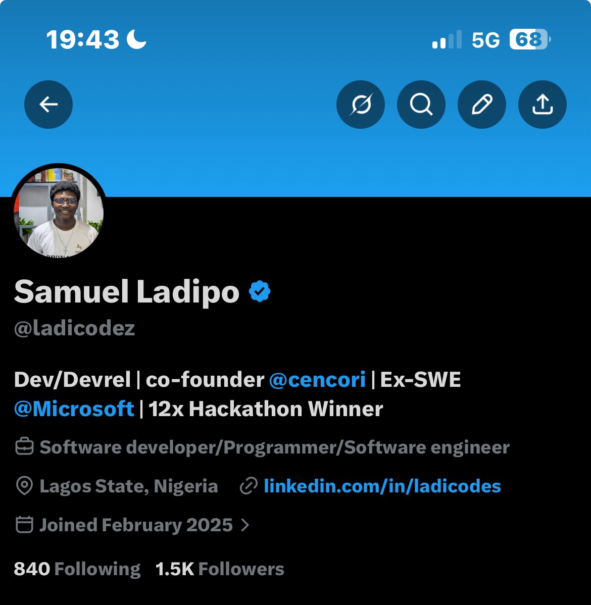Samuel Ladipo tweet media