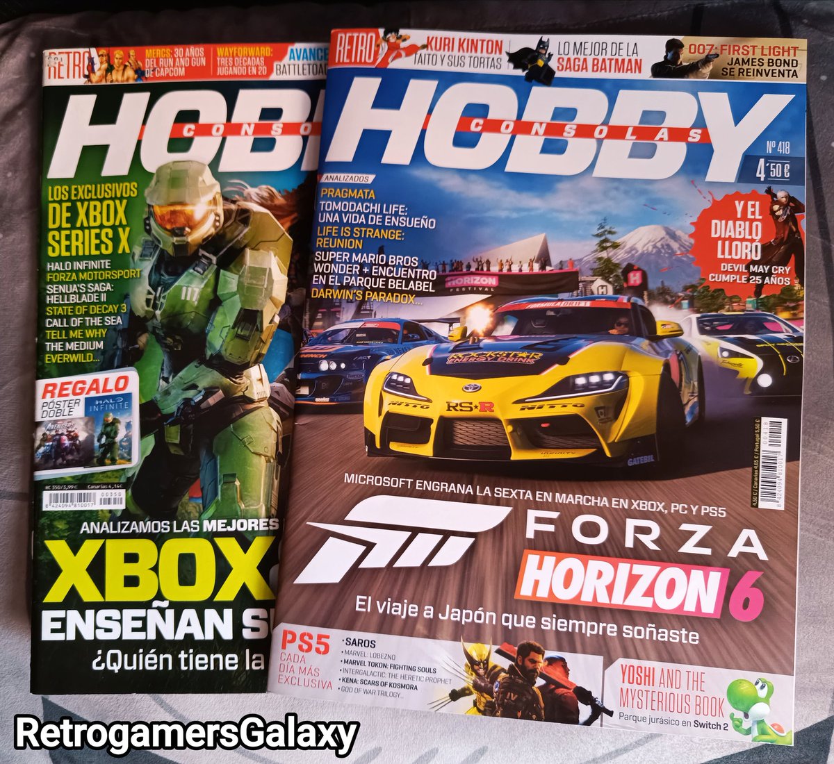 retrogamgalaxy's tweet photo. Si ya cuesta ver un juego de #Xbox en portada de #HobbyConsolas, lo de #ForzaHorizon6 copando el número 418 ha sido una sorpresa!
A la mejor franquicia de conducción arcade del videojuego, sólo le ha costado 6 entregas y hacerse multiplataforma para merecerla, pero aquí está! 😁 https://t.co/HGNFwey13O