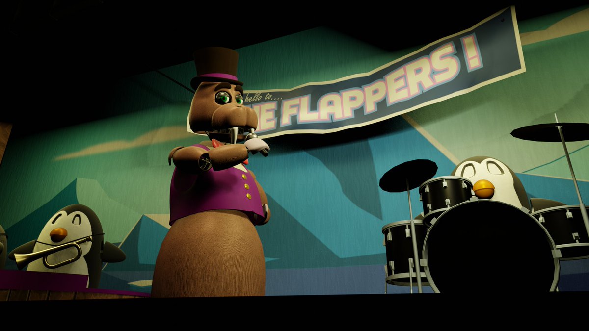 AstroDrifter's tweet photo. Hey guys....
Have I ever introduced you to my friends, Wally Willdoo and The Flappers?
#blender3d #fnffanart #fnaf #astrosdevlog #astrodrifter #art #artwork https://t.co/ETXeecyaCY