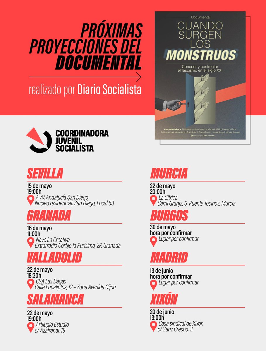Coordinadora Juvenil Socialista tweet media