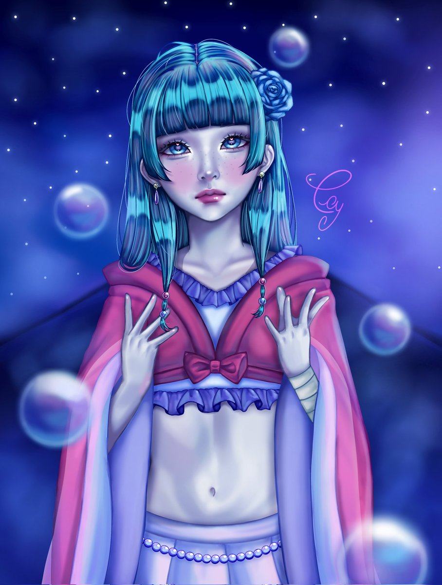 caytedraw's tweet photo. Desenho de uns meses atrás (fui bem criticada no tiktok pela personagem "não ter expressão" https://t.co/jCQZygWHzA