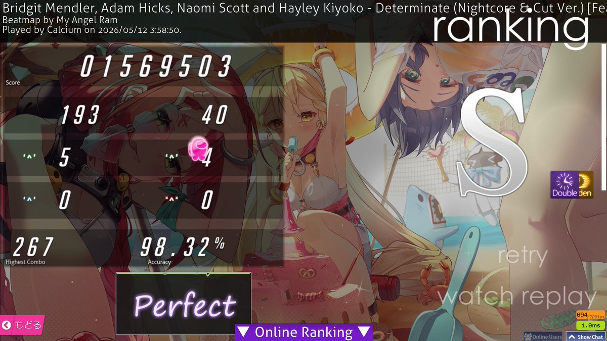 Calcium_osu's tweet photo. 623PP　ඞ https://t.co/E9lDDiq3pa