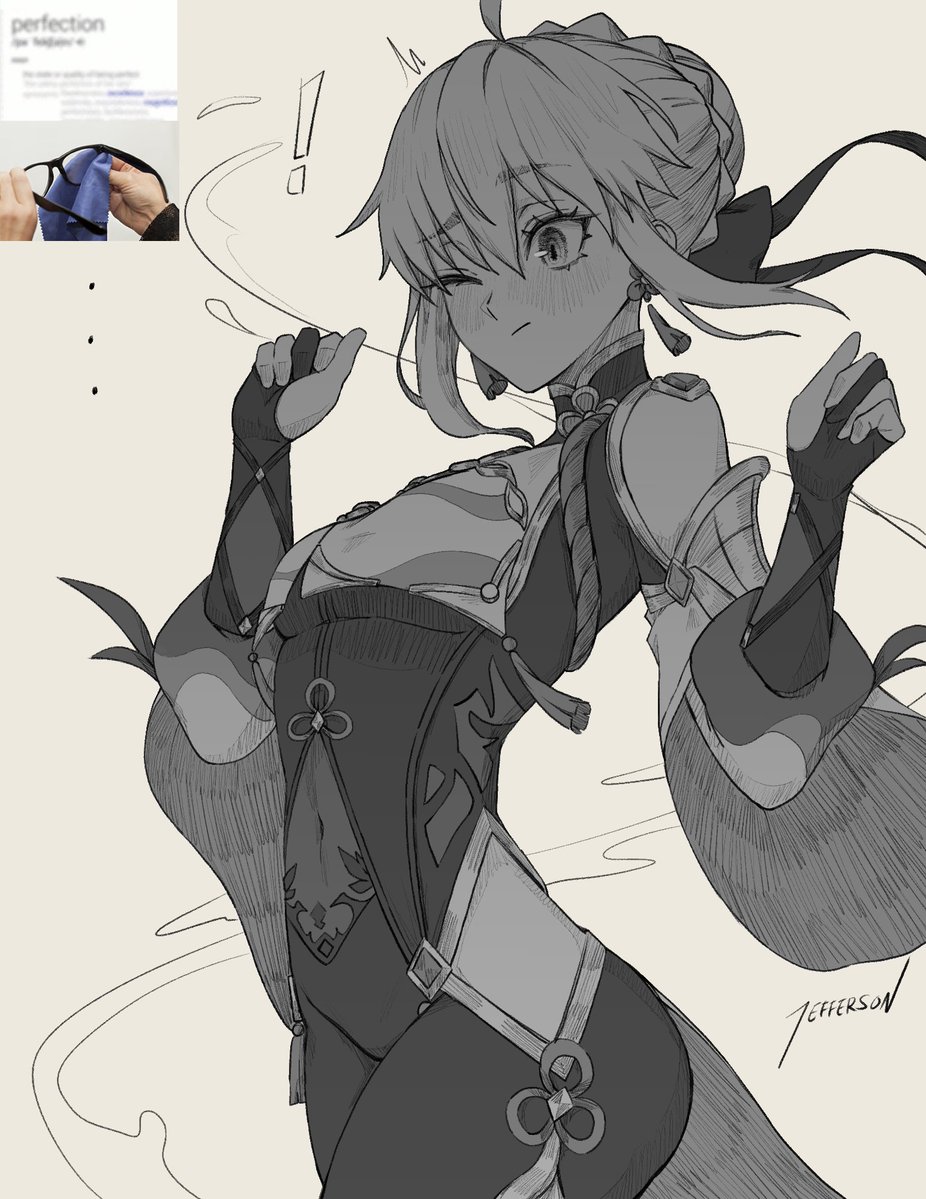 Artoria in Shenhe's outfit~💙
When I saw you in that dress, looking so beautiful I don't deserve this, darling, you look perfect tonight.
#FGO