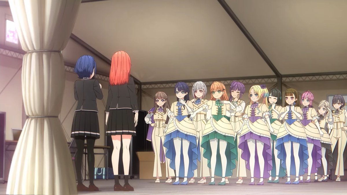 My reflections on the Hasu no Sora movie:

​First, even if you haven’t followed the story of Hasu no Sora yet, you can still fully enjoy this film. You’ll be introduced to the upperclassmen through the eyes of the 106th-term students, and you’ll naturally find yourself drawn in