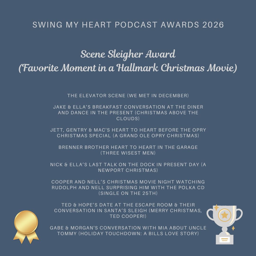SwingMyHeartPod's tweet photo. #Hallmarkies You voted 🗳️ and in no particular order, here are your nominees for Favorite Moment in a HM Christmas movie. Stay tuned in the next week when you’ll get to vote on the winner. 🎥🏆🎄❤️ 

#Hearties #Chessies @niallmatter @robcmayes @MatthewDaddario @hollandroden https://t.co/qlL0hy9sur