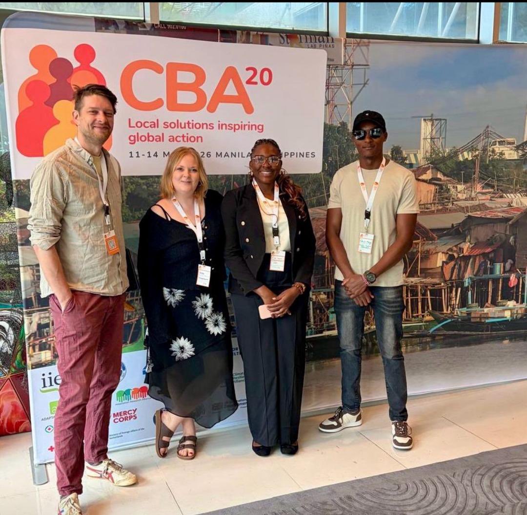 activecitizensu's tweet photo. At #CBA20 in #Manila, we joined conversations on how nature-based and community-driven solutions are strengthening climate resilience and livelihoods. Proud to share voices from Kampala’s informal settlements in the global adaptation conversation. 
@dreamtownngo @ramboll https://t.co/isHmV1iQRt