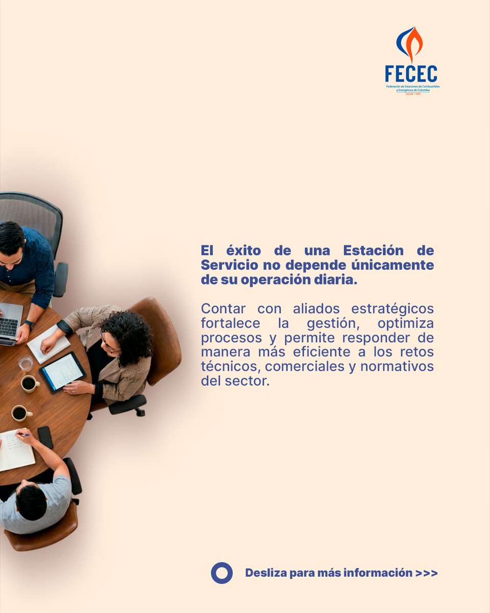 _fecec's tweet photo. #AgremiaciónFECEC #AliadosEnTuOperación 

La eficiencia y sostenibilidad de una EDS también se construyen a través de alianzas estratégicas.
Operación, seguridad, cumplimiento y formación continua son parte del fortalecimiento del sector.

#EstacionesdeServicio #Minoristas https://t.co/5C7bMmsu8P