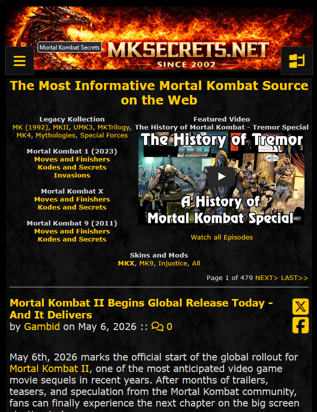 MKSecrets's tweet photo. We are currently redesigning https://t.co/0RtCRhXp0t, optimizing it as much as we can for mobile devices, while trying to retain that retro style. We would love some feedback, just keep in mind, we are constantly changing things.

Visit: https://t.co/LTQeXdA2VP https://t.co/LqxFnlRJhR