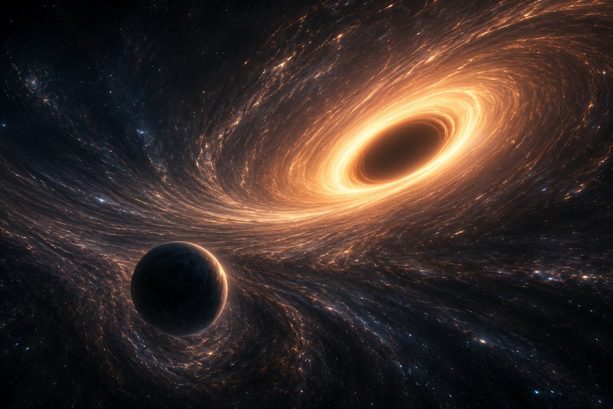 HealthPhysicsTX's tweet photo. 🔵 **Blue Glo Mondays — Frame Dragging** 🌌🌀

What if space itself could twist?

Not metaphorically.
Not visually.

Actually twist.

Welcome to **frame dragging**, also known as the **Lense–Thirring Effect**. 😳

According to Einstein’s theory of... https://t.co/G2uTrLiOD8 https://t.co/wU8PFpM1oB