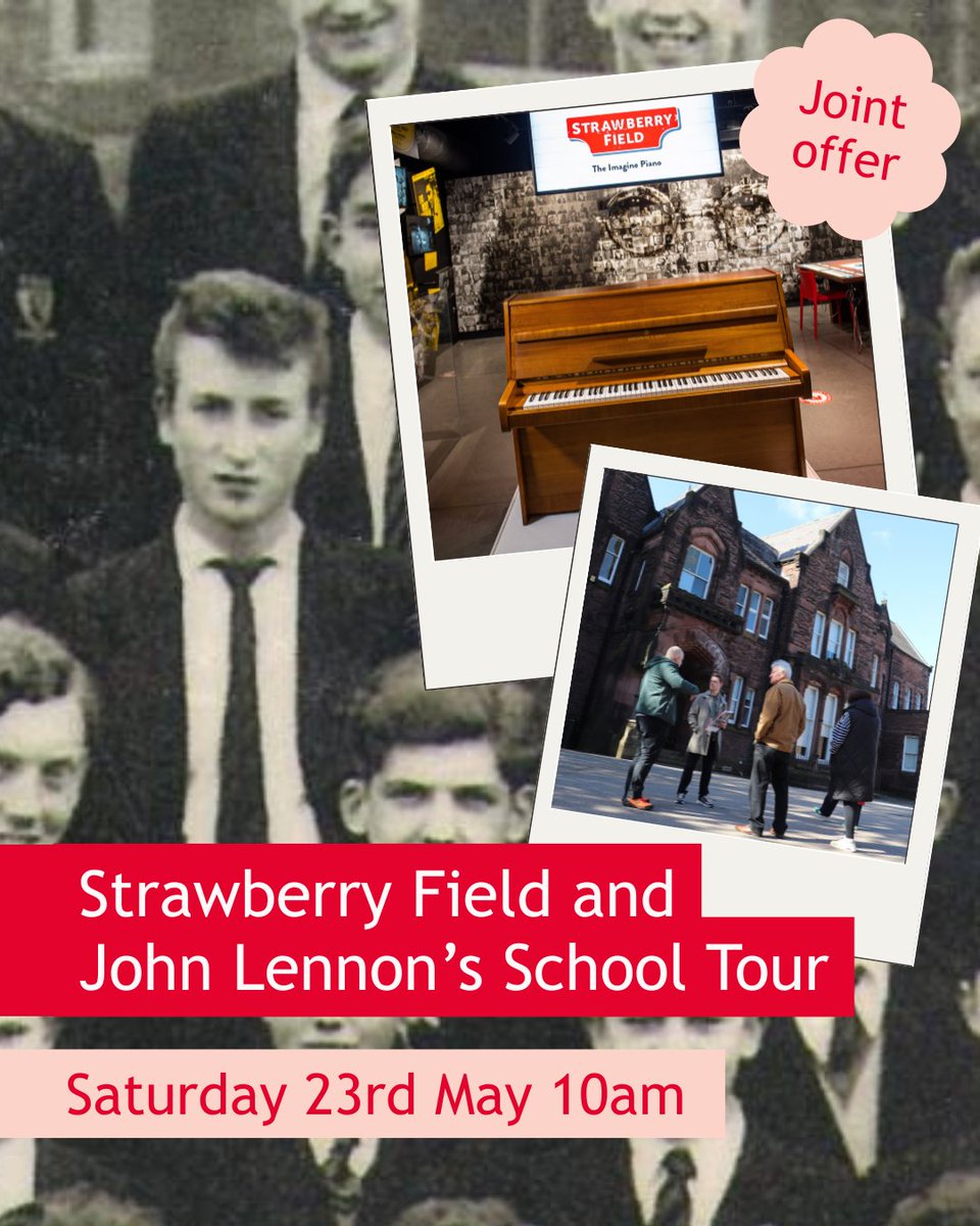 strawberryfield's tweet photo. Explore John Lennon's formative years with our joint ticket offer for Calderstones School &amp; Strawberry Field ❤️

Enjoy a guided tour of Calderstones School (formerly Quarry Bank) &amp; explore beyond the gates at Strawberry Field.

Book your joint ticket at https://t.co/0Fv04rcz38 https://t.co/zFjP21JqH8