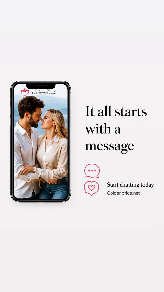 GoldenBride1's tweet photo. One message can change everything ❤️
             Your story might start today. https://t.co/q6WBO8W5K2