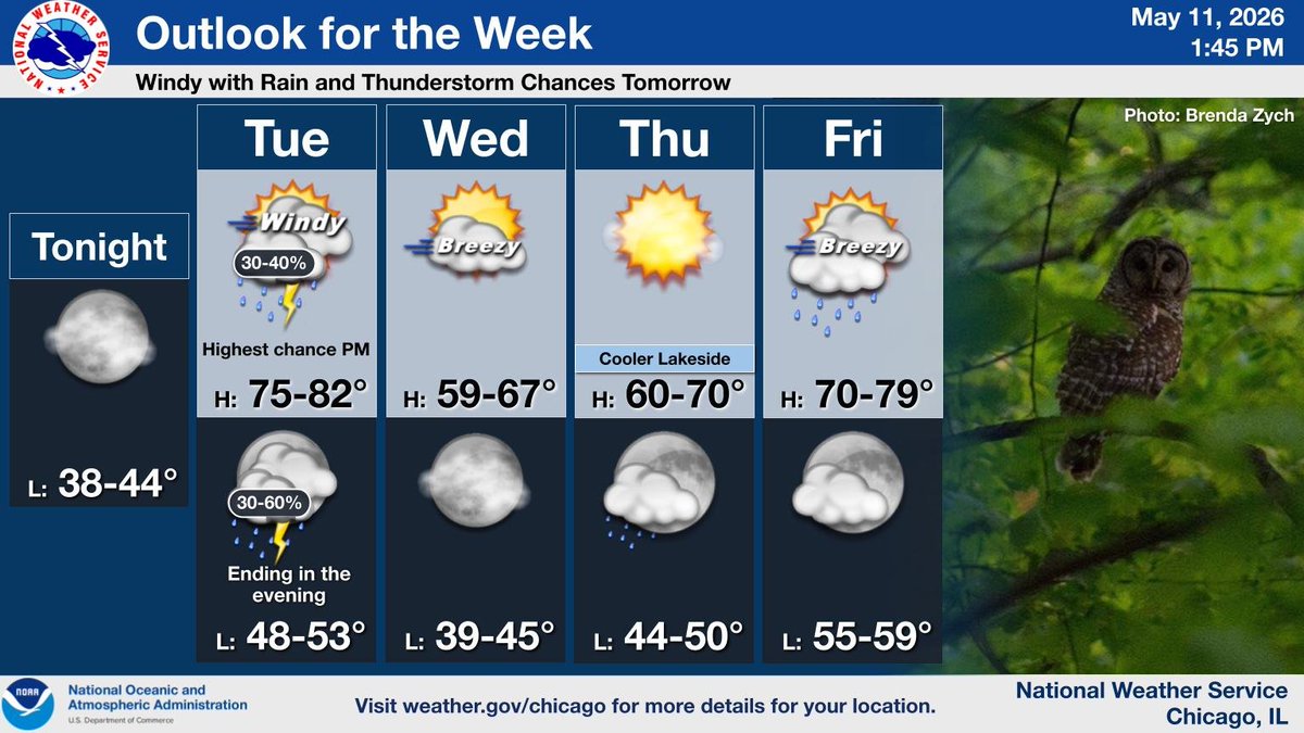 NWS Chicago tweet media