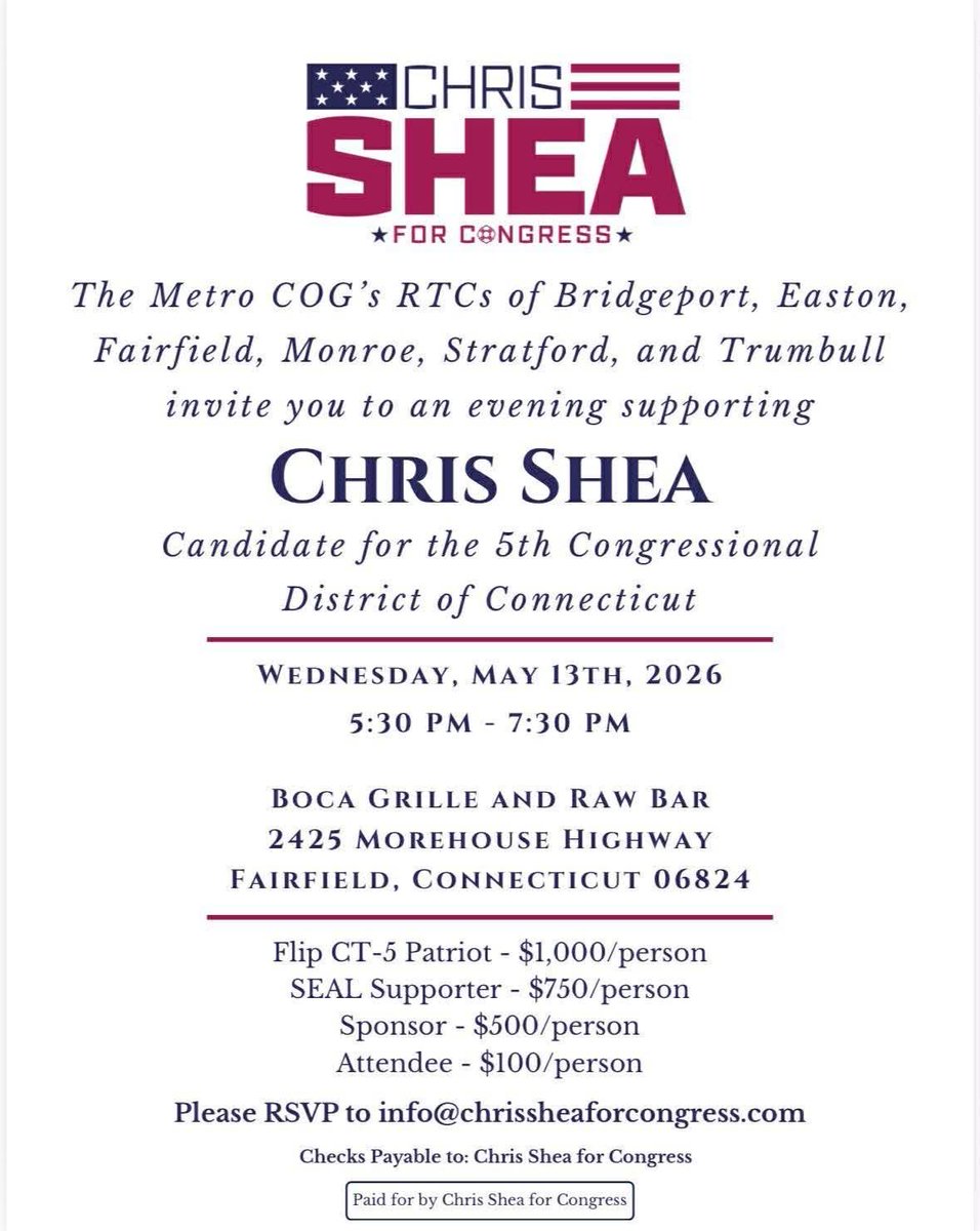 DeBarros for Congress R-CT 5th District tweet media