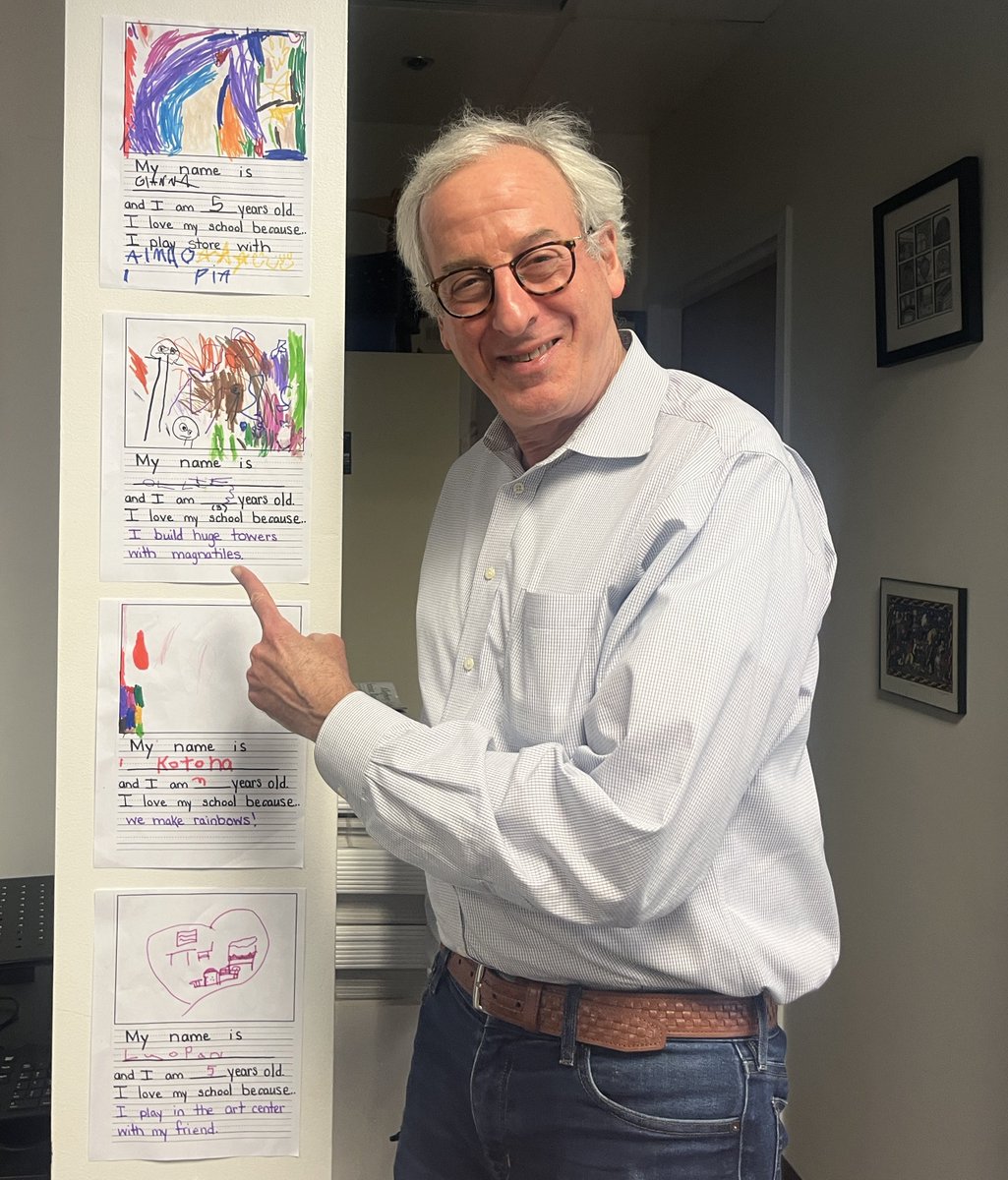 RepDanFrankel's tweet photo. The artists at Pittsburgh Minadeo PreK-5 understood the assignment 🎨✨
Thank you, friends, for sending me your beautiful work and advocating for crucial funding for early education and childcare. Every child deserves the chance to learn, create, and shine. 🌟 https://t.co/mFajgtogRn