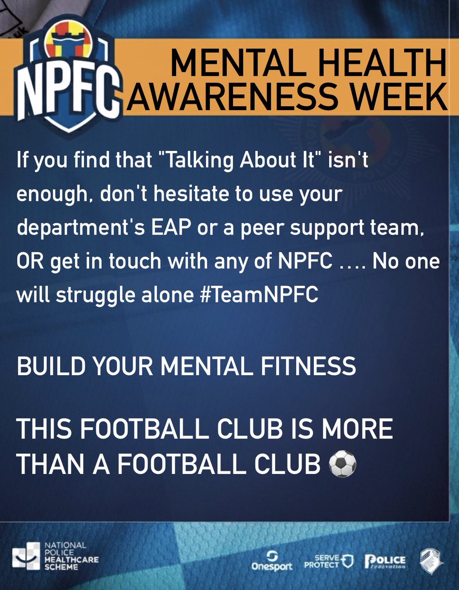 TeamNPFC's tweet photo. #mentalhealthawareness #TeamNPFC https://t.co/i0mTurU3Y6