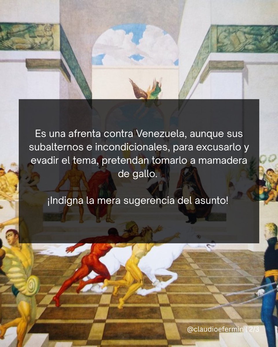 Claudio Fermín tweet media