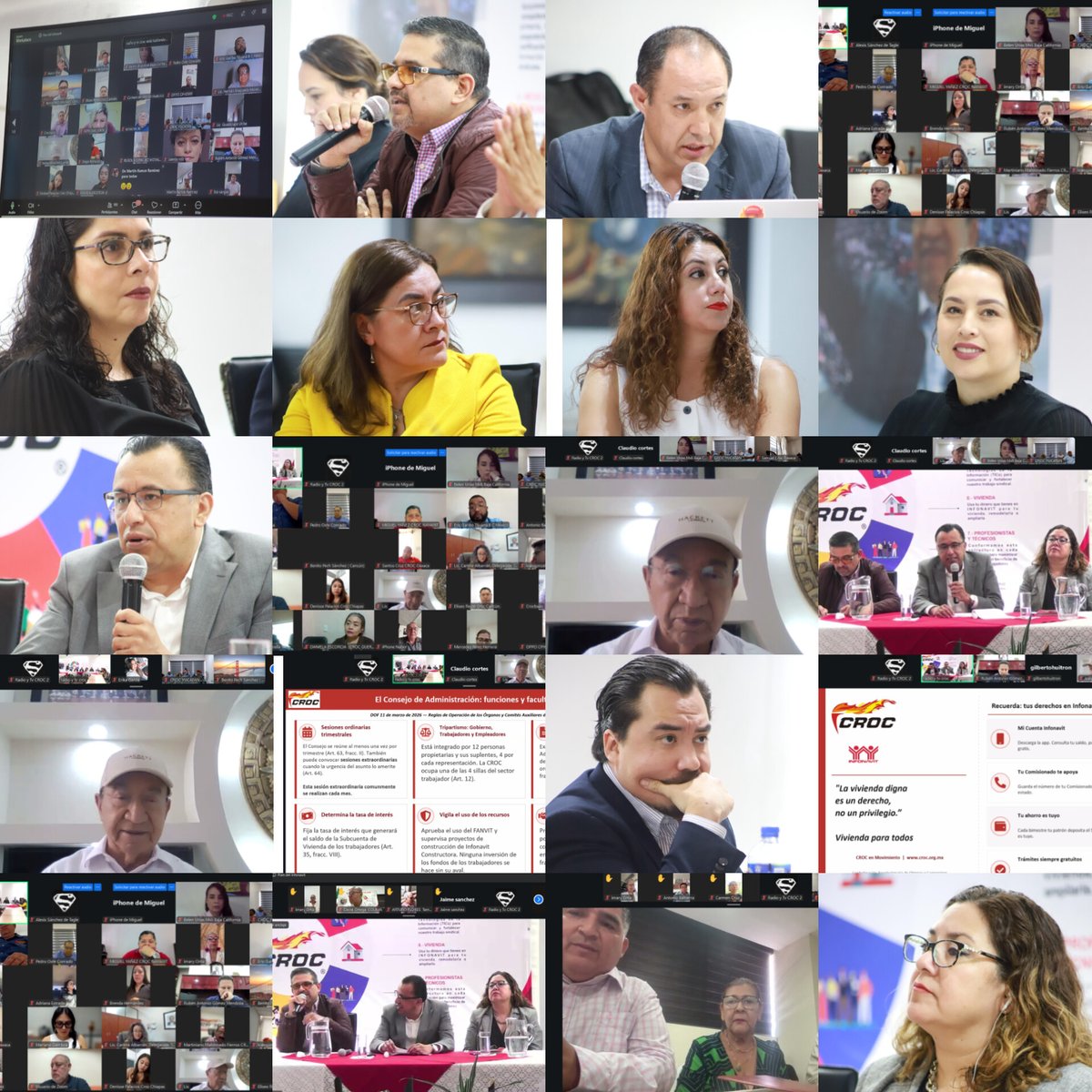 IsaiasGCroc's tweet photo. Presidí reunión nacional CROC. Ulises Bravo Cruz presentó el Plan Vivienda INFONAVIT 2026. Acordamos metas mensuales con Secretarios Generales para llevar vivienda digna a la base trabajadora. Con unidad y gestión, avanzamos. @Infonavit #CROCenMovimiento https://t.co/r6ga1LIiqL