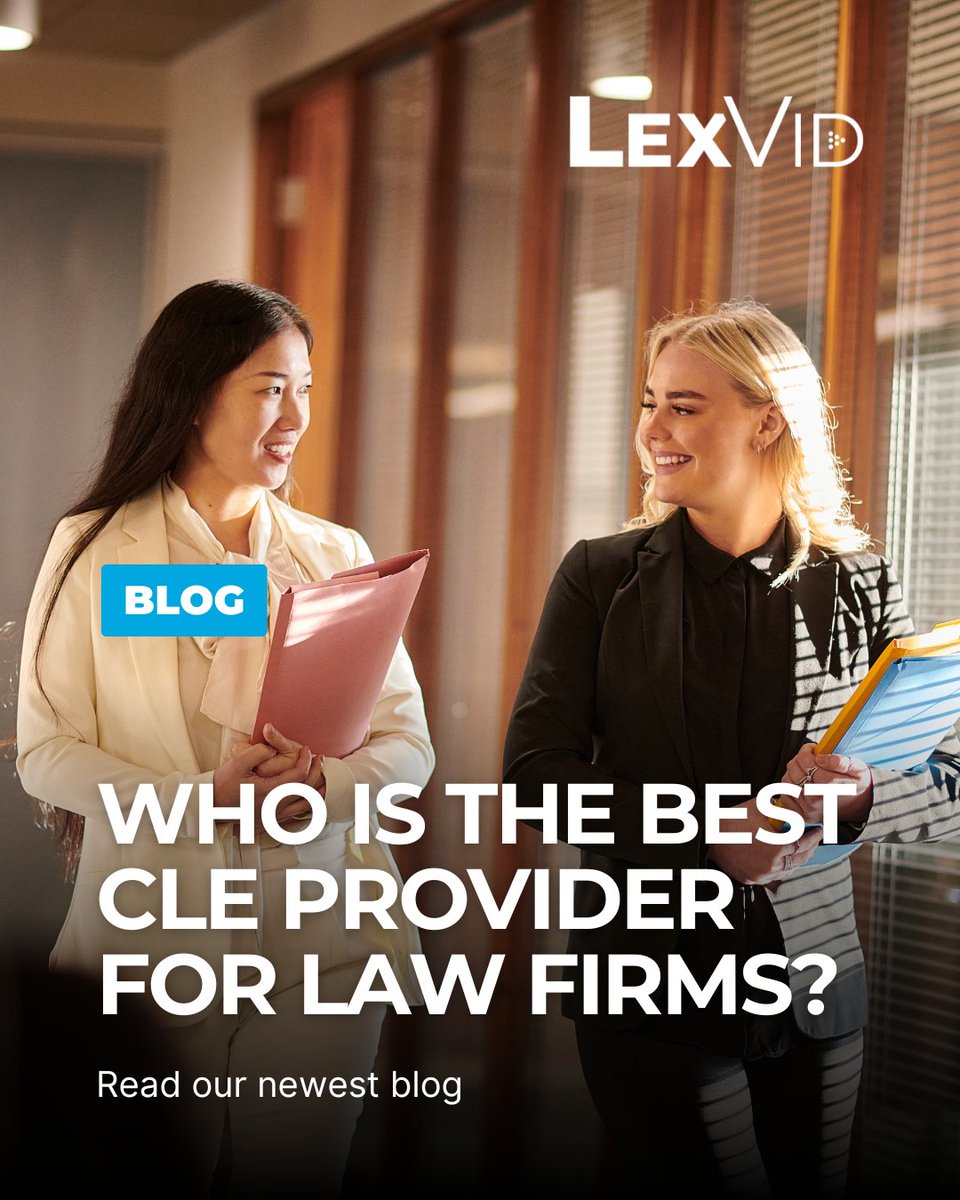 LexVid's tweet photo. Managing CLE for multiple attorneys? ⚖️

We compared the top CLE providers for law firms and teams — including pricing, compliance tools, and admin simplicity.

Read more at the link in bio.

#CLE #LawFirm #Lawyers #Attorney #LegalOps #LegalOperation https://t.co/gMkrAsb1UV