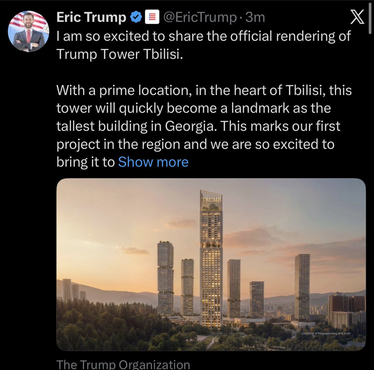 <a href="/EricTrump/">Eric Trump</a> <a href="/Trump/">The Trump Organization</a> The Trump grift continues…

To think these lethally stupid &amp; gullible MAGAs twisted themselves into knots because Hunter Biden sat on a board and sold a few paintings 🤦‍♂️.  

Utter hypocrisy &amp; corruption are the MAGA ways of life.