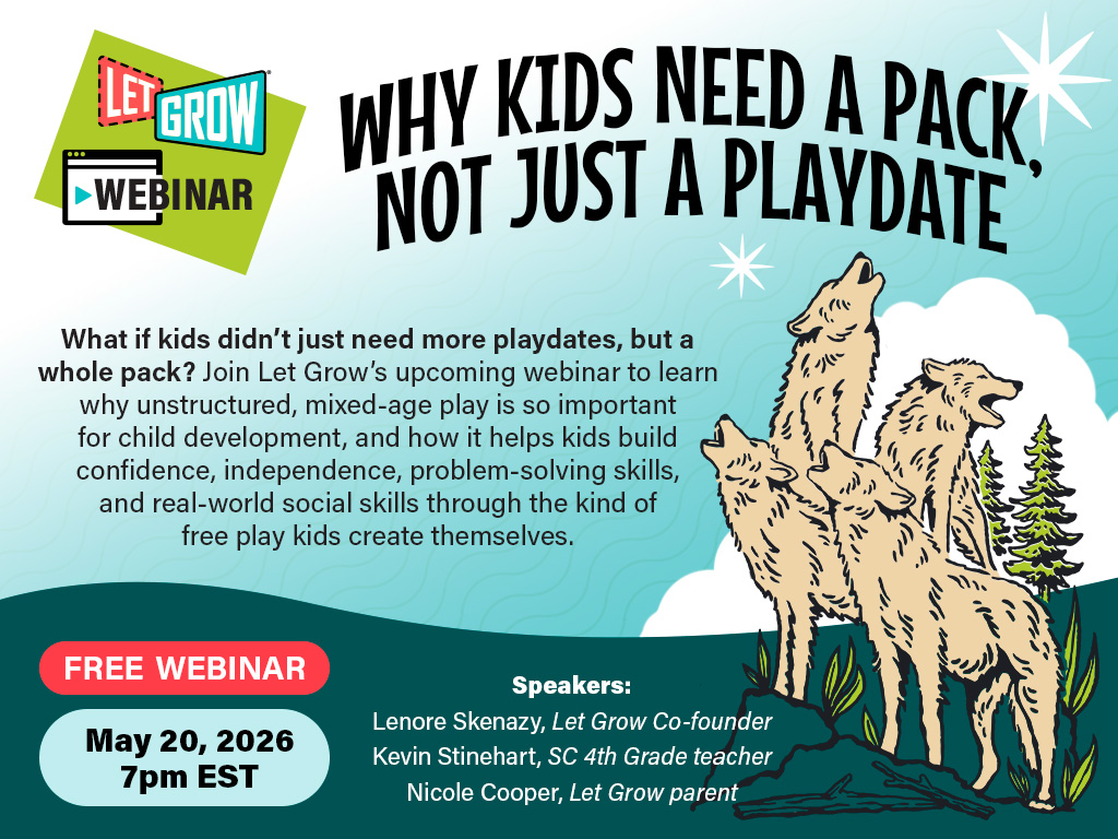 LetGrowOrg's tweet photo. What if the missing piece in childhood isn’t another activity?

Join LG’s webinar, Why Kids Need a Pack, Not Just a Playdate, for a powerful conversation about the play kids are craving: unstructured, mixed-age, kid-led, real-world play.

Register now! https://t.co/if0Mgggfxf https://t.co/MUvNaDp9Xk