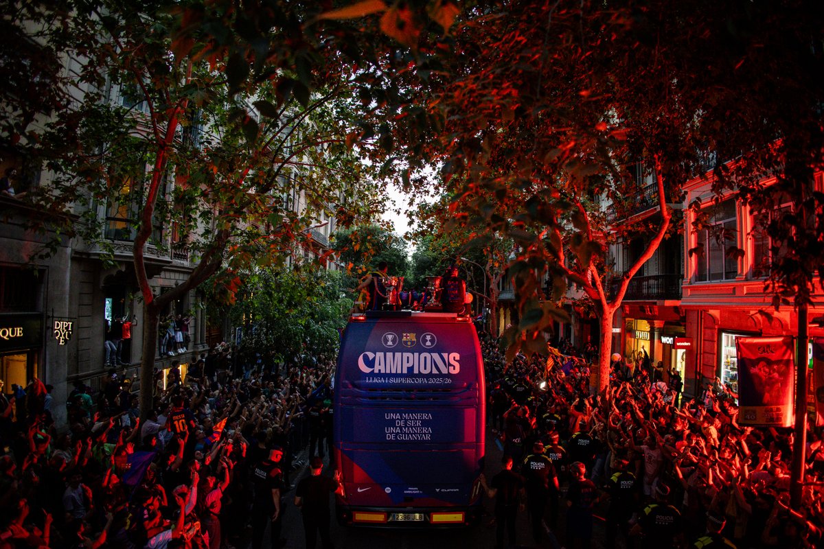 Everybody’s here for the champions