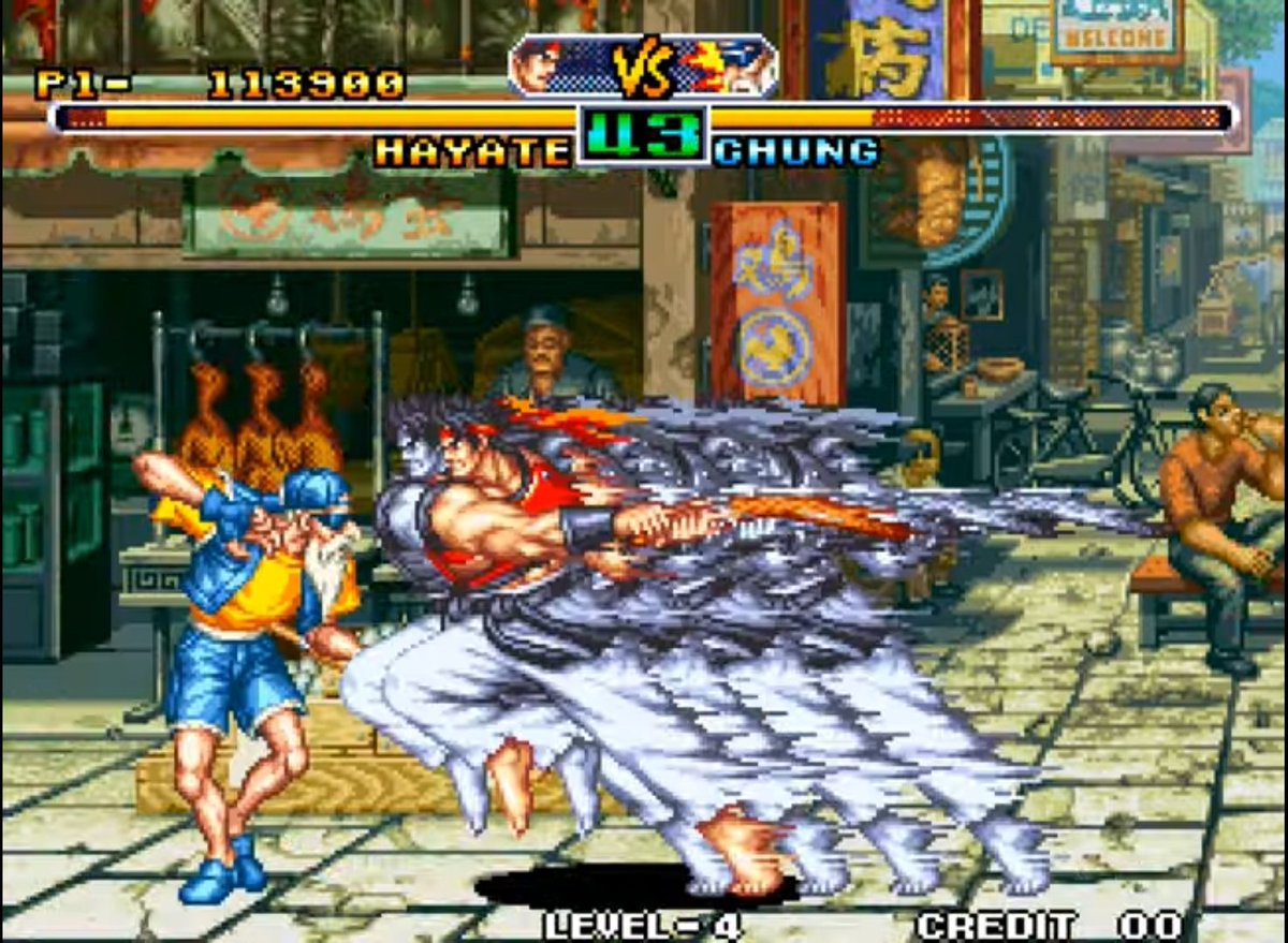 Matthew82666's tweet photo. Savage Reign. Dev/Pub by SNK in 1995 for the MVS arcade, and later ported to the NeoGeo CD. This is a 1v1 2D weapons based fighting game with 2 level playing fields.
#savagereign #snk #neogeo #mvs #fightinggames #sundaynightfights https://t.co/1Q9uyD3jZG