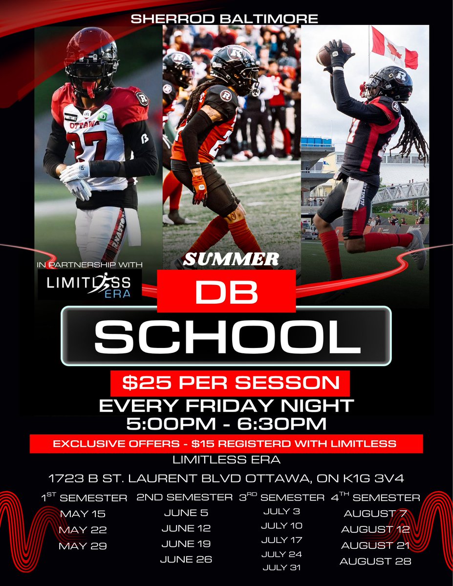 SBODYMORE's tweet photo. SUMMER 🔥 DB SCHOOL 📚📕 
IN PARTNERSHIP WITH @Limitlesseraa  🏃🏽💨 

REGISTER NOW LINK 🔗 IN BIO https://t.co/gfM6qinpBM