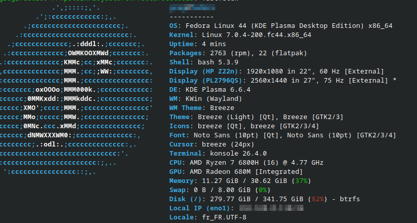 MrSlayers's tweet photo. @_adriend_ @DistroWatch Upgrade de la fedora 43 en 44 sans problème, sous KDE depuis quelques mois, aucun problème toujours très satisfait https://t.co/i89Rhz6uQy