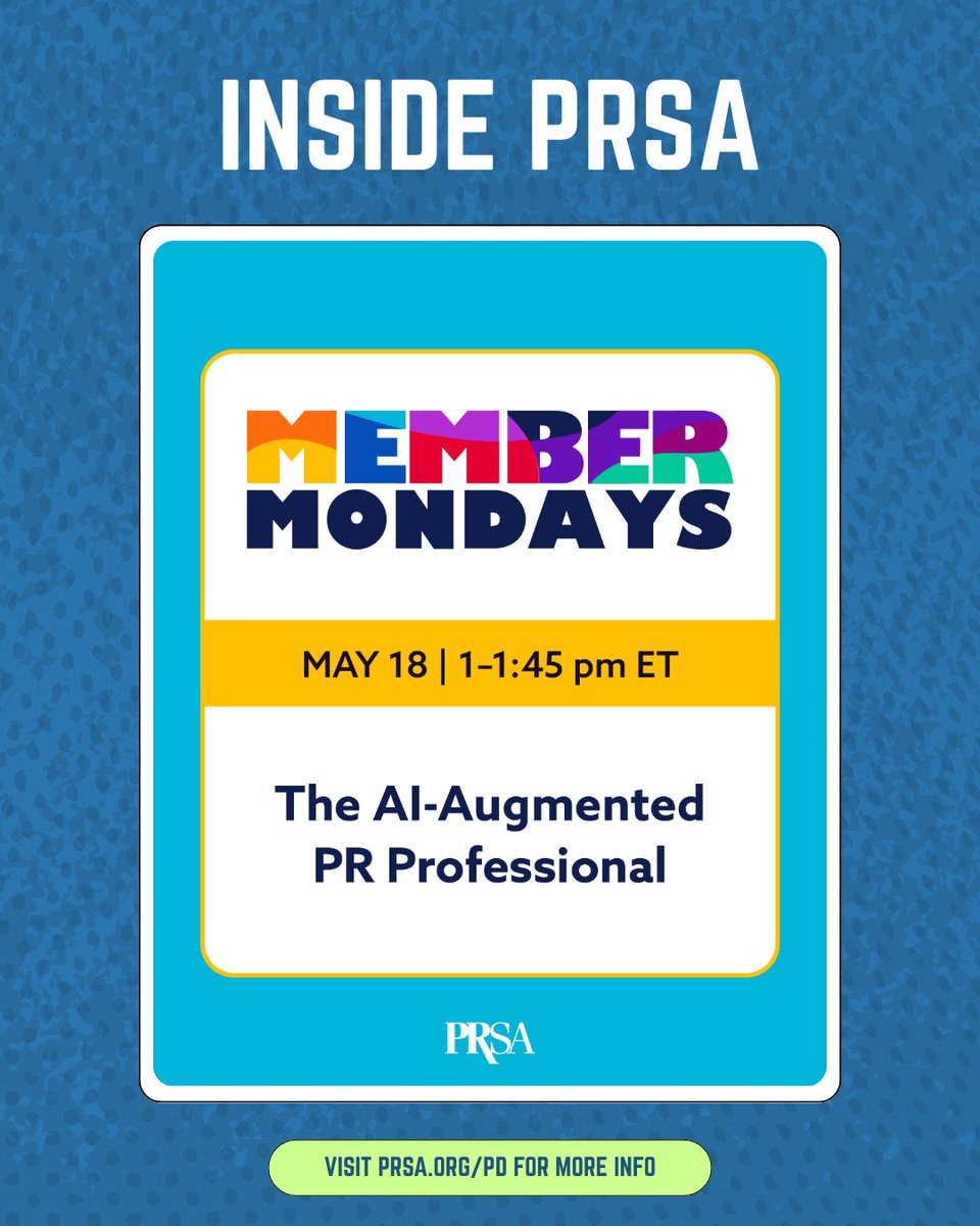PRSA tweet media