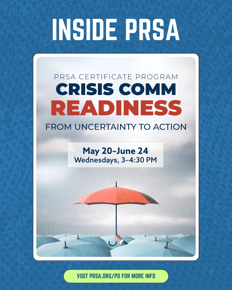 PRSA tweet media