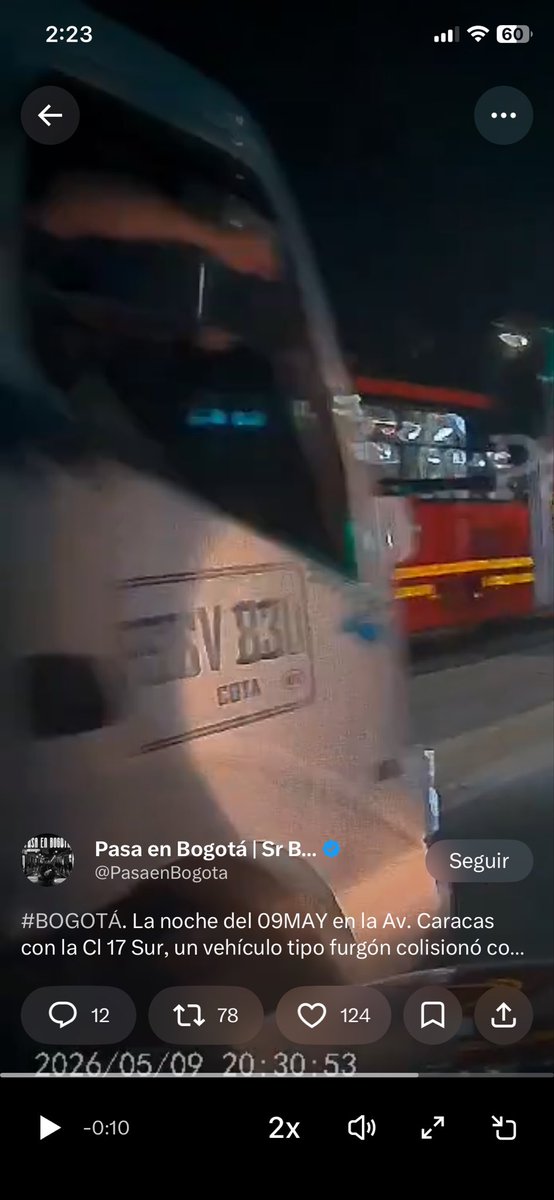 walizarazo's tweet photo. @PasaenBogota Criminal al volante FSV830 placa de cota
Ojo con ese vehículo 
@CarlosFGalan @Bogota @TransitoBta @SectorMovilidad @SeguridadBOG @PoliciaBogota https://t.co/sE9VDMihBM