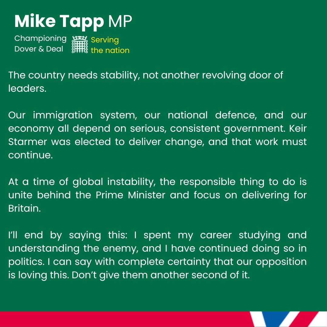 Mike Tapp MP tweet media