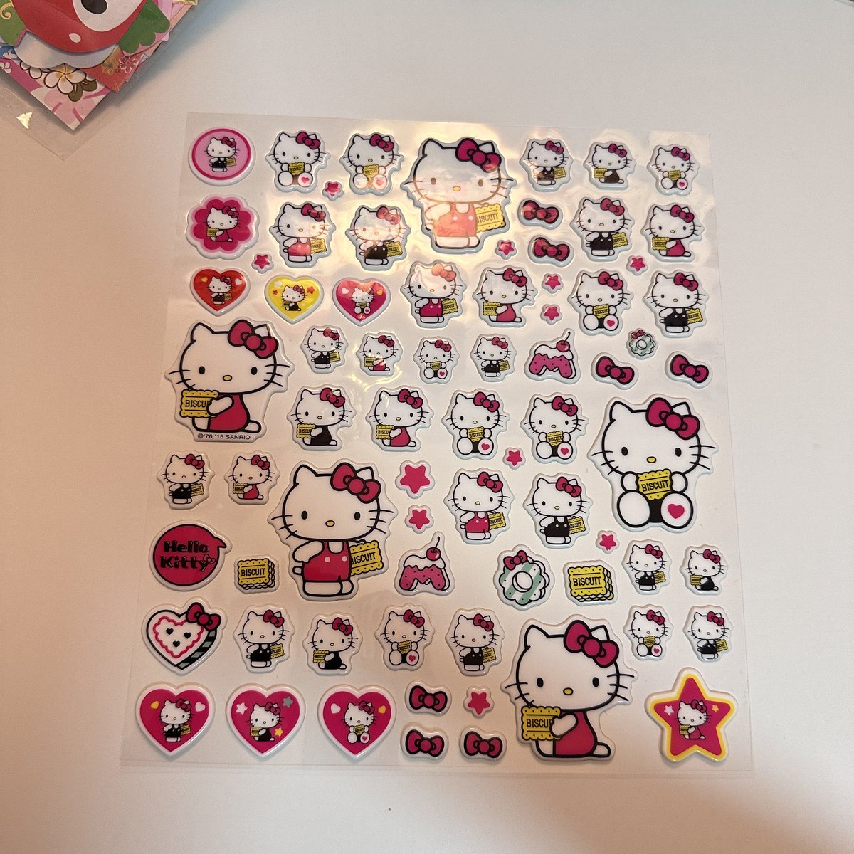 makememines's tweet photo. wts / พร้อมส่ง ♥️💭 

📝  สติกเกอร์คิตตี้ของเกาหลี sticker kitty sanrio ( ของใหม่ แผ่นใหญ่มากกก )

📮 150฿ ค่าส่ง 50฿   

สนใจ dm มาได้เลยค่า 🫶🏻💘

#ตลาดนัดsanrio #ตลาดนัดซานริโอ้ #ของเล่นญี่ปุ่น #ของเล่นญี่ปุ่นมือสอง #ของเล่นมือสองญี่ปุ่น #ของแต่งโต๊ะ https://t.co/izCXskDazZ