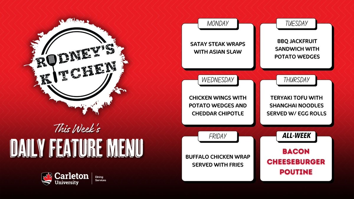 Carleton University Dining Services tweet media