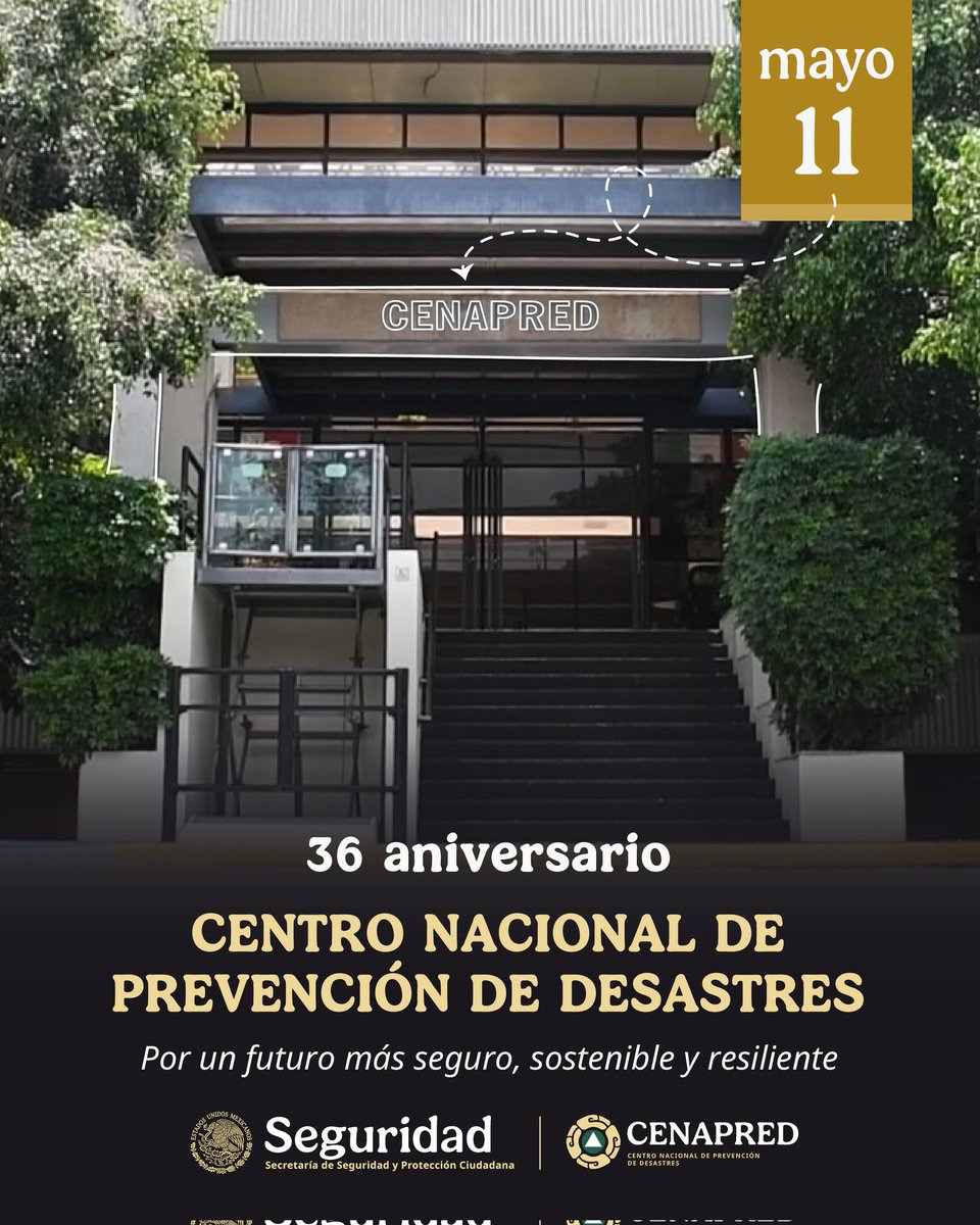 Centro Nacional de Prevención de Desastres tweet media