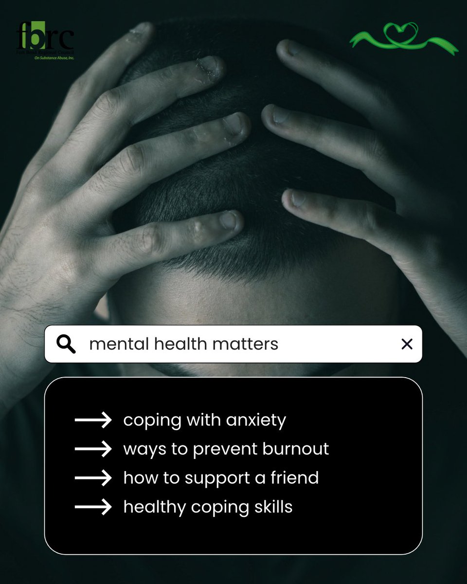 FortBendCPC's tweet photo. May is Mental Health Awareness Month 💚

Anxiety can feel overwhelming, but you don’t have to face it alone. Taking care of your mental health is just as important as taking care of your physical health. https://t.co/0A5MIM59PS