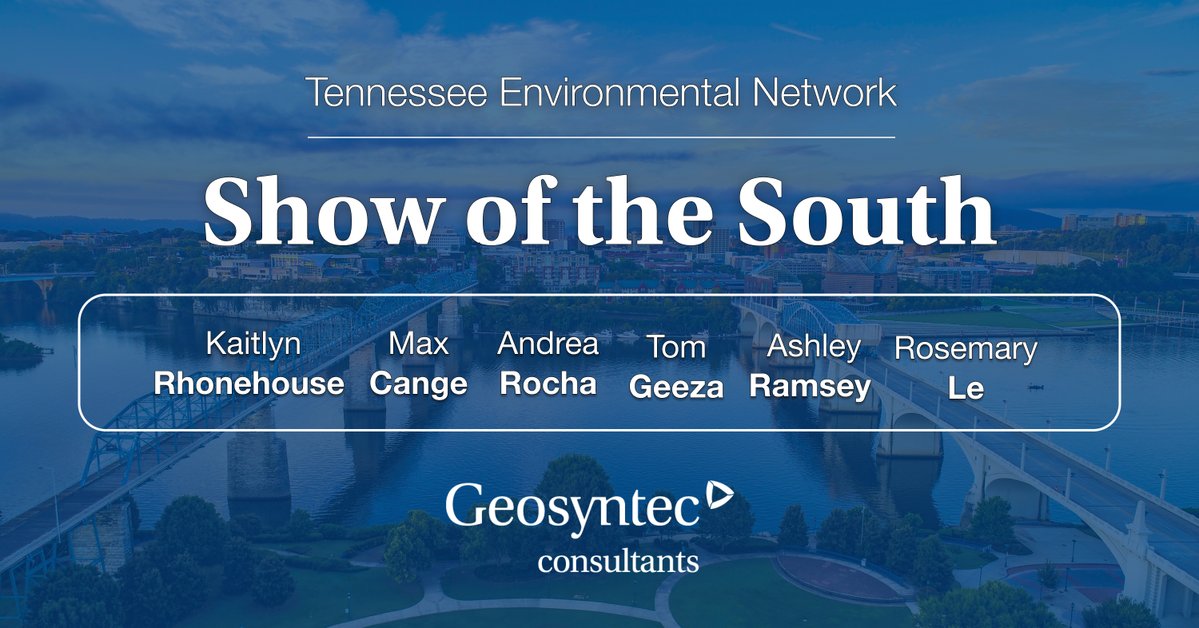 Geosyntec tweet media
