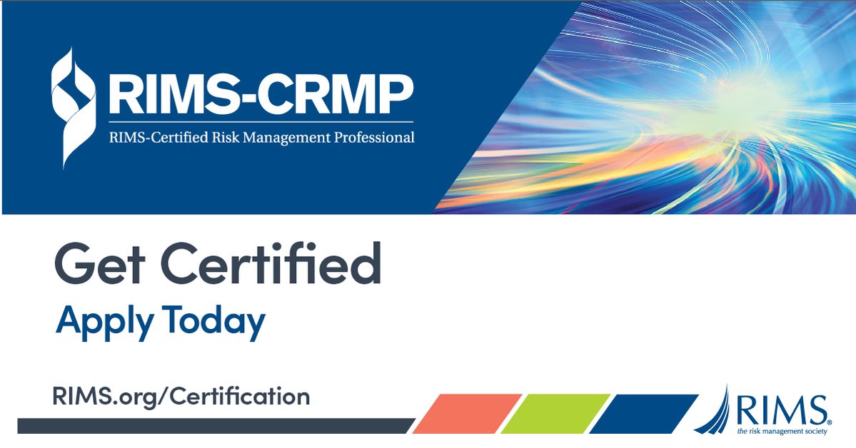 RIMS, the risk management society tweet media