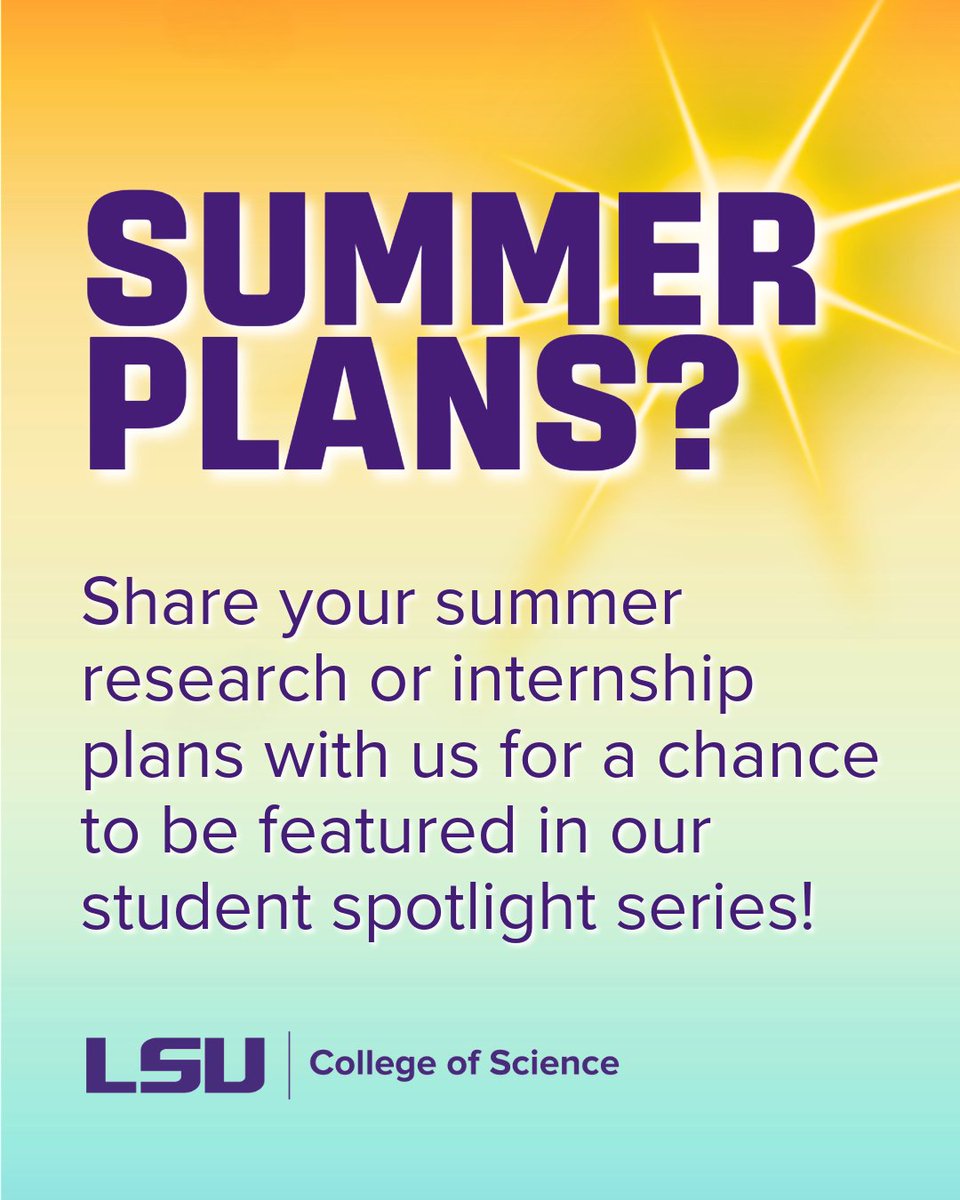 LSU College of Science tweet media