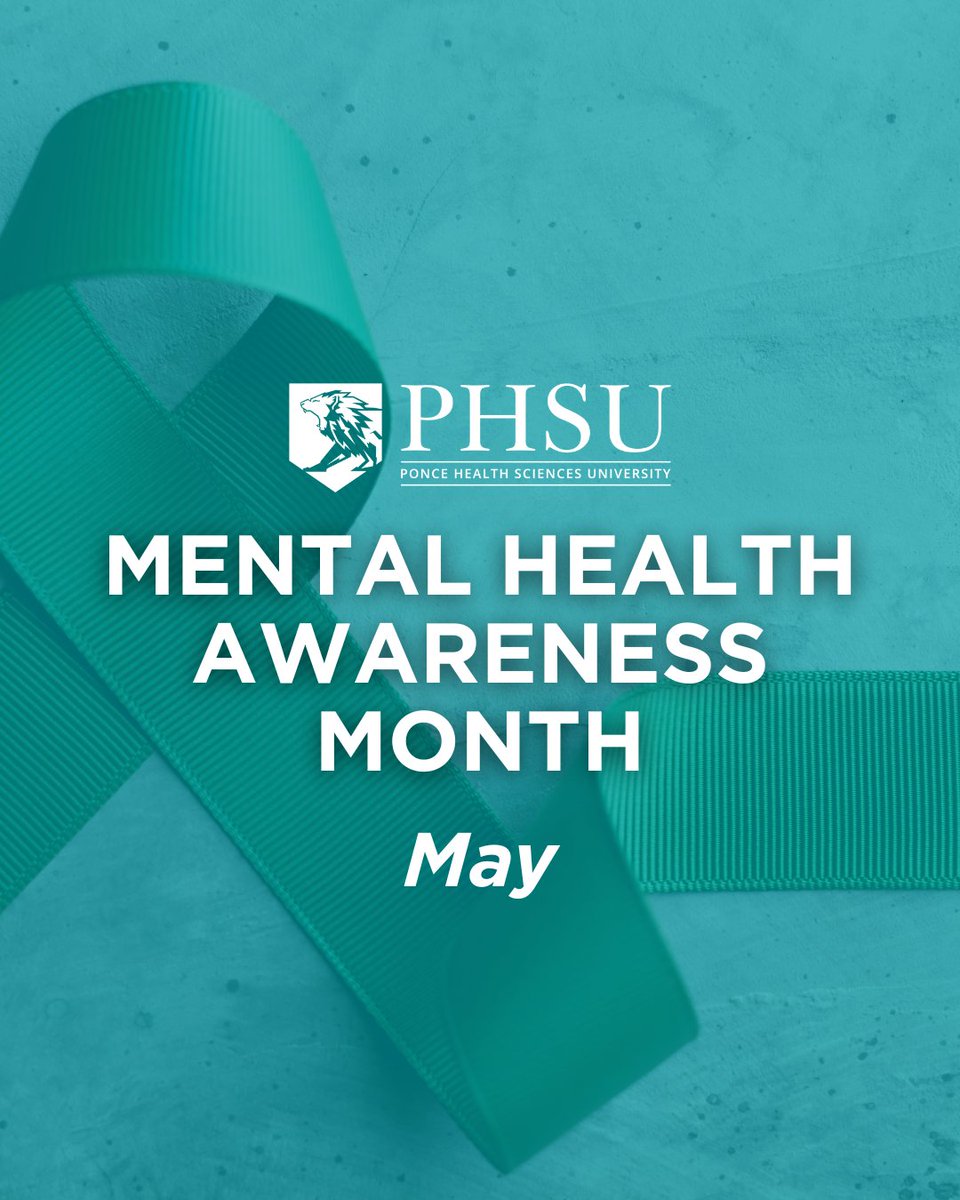 PHSUStLouis's tweet photo. May is Mental Health Awareness Month 🧠
💚 At PHSU–St. Louis, our Counseling and Wellness Center provides free, confidential support for students’ academic, personal, and career well-being. 
Your mental health matters—reach out when you need guidance https://t.co/LuxOYLupXr