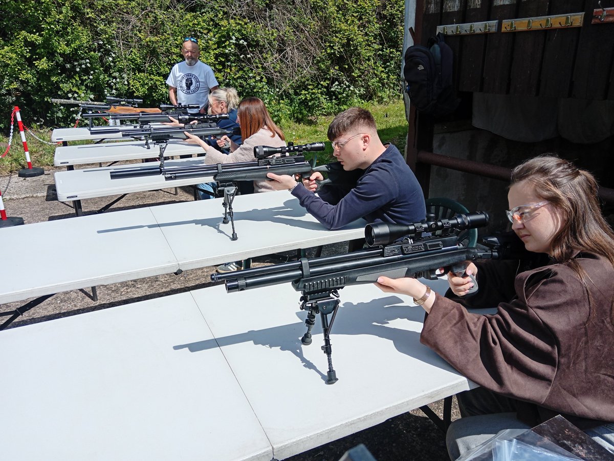GunBuck's tweet photo. Sunday, May 10, 2026: Another enjoyable day at the range, with lots of laughter and good humour that didn't stop excellent shooting. Excellent groups were once again accomplished by all of the rookie shooters thanks to the pleasant weather. https://t.co/OhnEBRNShp