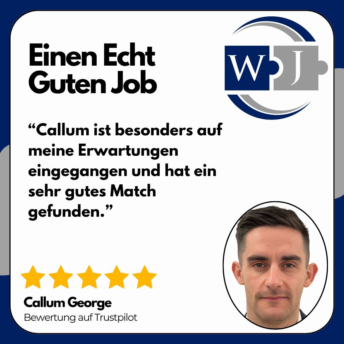 wolfjansen1's tweet photo. Eine weitere 5-Sterne-Bewertung für Callum George! 

#WolfJansen #SAP https://t.co/bhMcKOCbbB